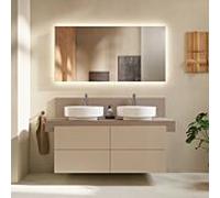 Duravit Meuble sous-lavabo Balcoon BA50170JEIE0000 – suspendu, Tip-on, beige sable, 1200×570×534 mm