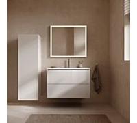 Duravit Meuble sous-vasque suspendu L-Cube LC624102222 82x55x48,1 cm 2 tiroirs blanc brillant