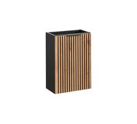 Meuble sous vasque en bois - L 40 x H 57 x P 22 cm - Sylve Black Wotan