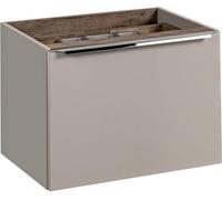 Meuble sous vasque en bois - Taupe - H 46 x L 60 x P 45.6 cm - Rosario Taupe