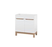 Meuble sous vasque - GENERIQUE - Cintra White - 80 x 45 x 85 cm - Design moderne - MDF blanc