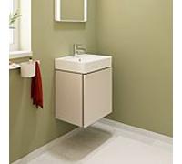 Meuble sous-vasque Hansgrohe Xilesa E 54247780 480x380mm, 1 tiroir, pour lave-mains , beige sable mat