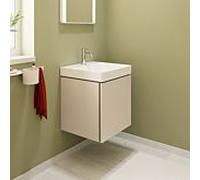 Hansgrohe Meuble sous-lavabo suspendu Xilesa E 48x47x50 cm, 1 tiroir – Beige sable mat 54249780