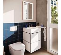 Meuble sous-vasque Hansgrohe Xilesa E 54250700 480x470mm, 2 tiroirs, blanc mat