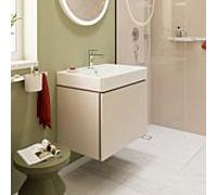 Meuble sous-vasque hansgrohe Xilesa E 54257780 1 tiroir, pour lavabo, 680 x 470 mm, beige sable mat