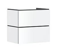 Meuble sous-vasque Hansgrohe Xilesa E 54258700 680x470mm, 2 tiroirs, pour lavabo, sans PushOpen, blanc mat
