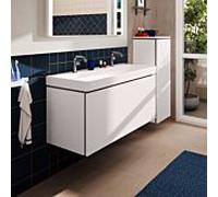 Meuble sous-vasque Hansgrohe Xilesa E 54263700 1180x470mm, 1 tiroir, blanc mat