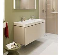 Meuble sous-vasque Hansgrohe Xilesa E 54263780 1180x470mm, 1 tiroir, beige sable mat