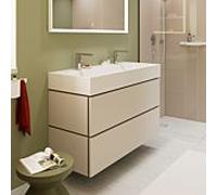 Meuble sous-vasque Hansgrohe Xilesa E 54264780 1180x470mm, 2 tiroirs, beige sable mat