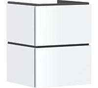 Meuble sous-vasque Hansgrohe Xilesa E 54291700 480 x 470 mm, 2 tiroirs PushOpen, blanc mat