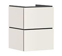 Meuble sous-vasque Hansgrohe Xilesa E 54291780 480x470mm, 2 tiroirs PushOpen, beige sable mat