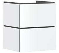 Meuble sous-vasque Hansgrohe Xilesa E 54292700 530x470mm, 2 tiroirs, pour lavabo, avec PushOpen, blanc mat