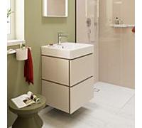 Meuble sous-vasque Hansgrohe Xilesa E 54292780 530x470mm, 2 tiroirs, pour lavabo, avec PushOpen, beige sable mat