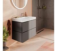 Hansgrohe Xilesa E armoire 78x47x62 cm sous-lavabo suspendu gris 54296760
