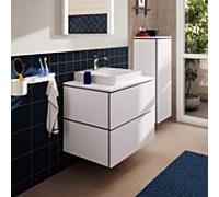 Meuble sous-vasque Hansgrohe Xilesa E 54300700 2 tiroirs avec PushOpen, 780 x 550 mm, blanc mat