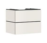 Meuble sous-vasque Hansgrohe Xilesa E 54300780 2 tiroirs avec PushOpen, 780 x 550 mm, beige sable mat