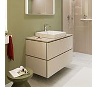 Meuble sous-vasque Hansgrohe Xilesa E 54301780 2 tiroirs sans PushOpen, 980 x 550 mm, beige sable mat