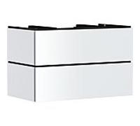 Meuble sous-vasque Hansgrohe Xilesa E 54302700 2 tiroirs avec PushOpen, 980 x 550 mm, blanc mat