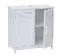 Meuble sous-vasque HWC-A85, 60x60x30cm blanc