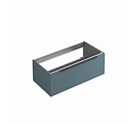 Meuble sous-vasque ICOS 50S100O3, fixation murale, 100 x 50 x 35 cm Blue bleu sarcelle mat Kludi