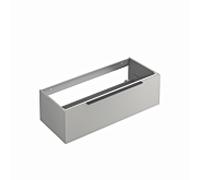 Kludi Icos - Meuble pour lavabo, 100x50x35 mm, 1 tiroir, gris sable mat 50S120O2