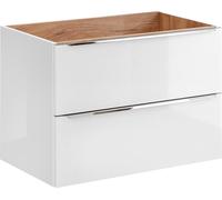 Meuble sous vasque mural - 80 x 46 x 57 cm - Elise White