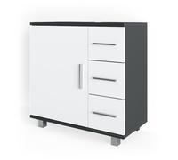 Meuble sous vasque simple Ilias, 60x60.8cm, Anthracite, Vicco 31503
