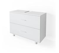 Meuble sous vasque simple Ilias, 80x60.8cm, Blanc, Vicco 34583