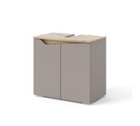 Meuble sous vasque simple Marelle 60x57.5cm avec 2 portes Grège Vicco 47655