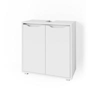 Meuble sous vasque simple Ruben, 60x62.5cm, Blanc, Vicco 36145