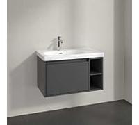 Villeroy & Boch Skyla armoire 77.2x43.9x43.6 cm sous-lavabo suspendu graphite C78800VR