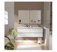 Meuble sous vasque suspendu SORRENTO 4 tiroirs 120cm