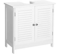 Meuble sous vasque - VASAGLE - Style Nordique scandinave - Blanc Mat - 60 x 30 x 60 cm