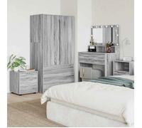 Meuble sous vasque - VIDAXL - Meuble vasque intégré - Gris Sonoma - Bois d'ingénierie - 40,5 x 40 x 44 cm