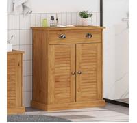 vidaXL Armoire de salle de bain VIGO Bois manguier massif et pin Marron miel 68x34x80 cm