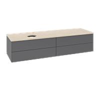 Villeroy & Boch Antao meuble sous vasque 1600x360x500mm L26053GK avec éclairage FK/AP: GK/3
