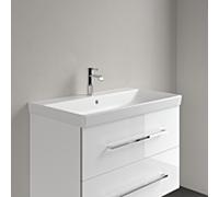 Meuble sous-vasque Villeroy & Boch Avento 415680RW 800 x 470 x 165 mm, avec trop-plein, finition Céramique Blanc Pierre