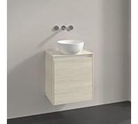 Meuble sous-vasque Villeroy et Boch Collaro C14900AA 50x54,8x38cm, vasque centrale, chêne blanc