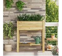 Meuble support pour plante Vidaxl Jardin haut Marron 85,5 x 46,5 x 96 cm Pinède imprégnée