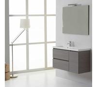 Kiamami valentina meuble salle de bain - Gris