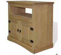 Meuble télé buffet tv télévision design pratique pin mexicain gamme corona 80 cm 2502212