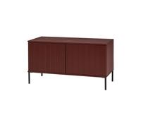 Meuble TV 100 cm pin bordeaux NEW GRAVURE