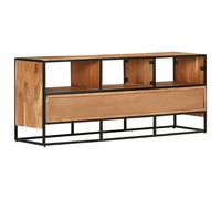 Meuble TV 110x30x45 cm Bois d'acacia massif