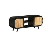 vidaXL Meuble TV - Bois de manguier 110 cm