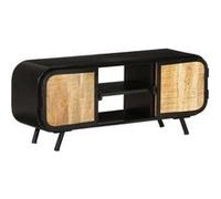 vidaXL Meuble TV en bois de manguier 110 cm