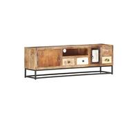 Meuble TV 120 x 30 x 40 cm Bois de récupération massif