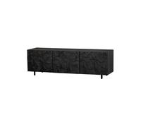 COUNTER - Meuble TV en bois noir L160 Noir