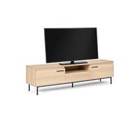 IDMarket - Meuble TV 180 cm Seattle avec rangements Design Industriel