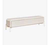 Meuble TV 180x40 cm en MDF Alazne Tapioca Beige