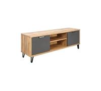 Meuble TV 2 portes 2 niches Harry